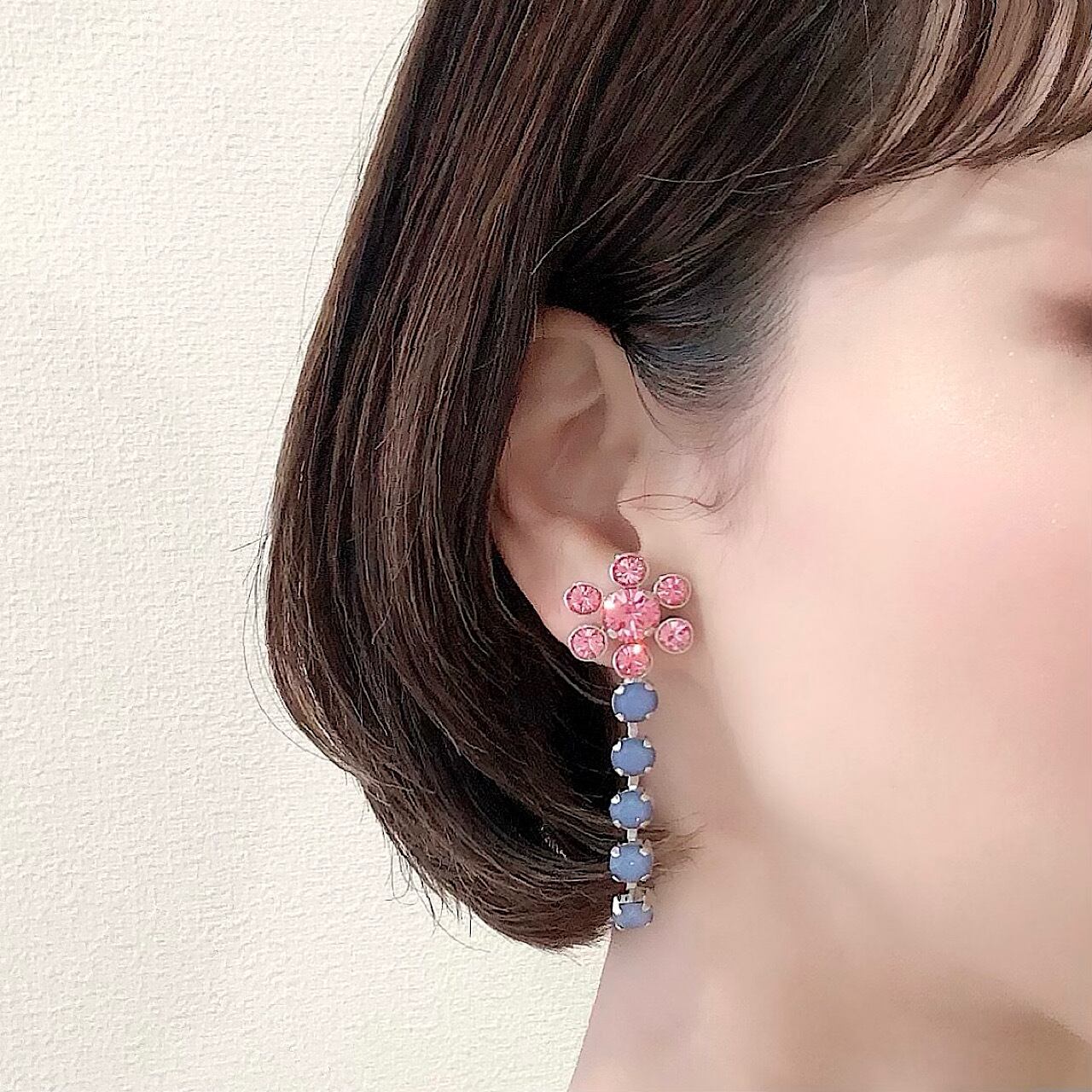 ロングフラワーイヤリング | MAKI NUMOTO (マキ ヌモト