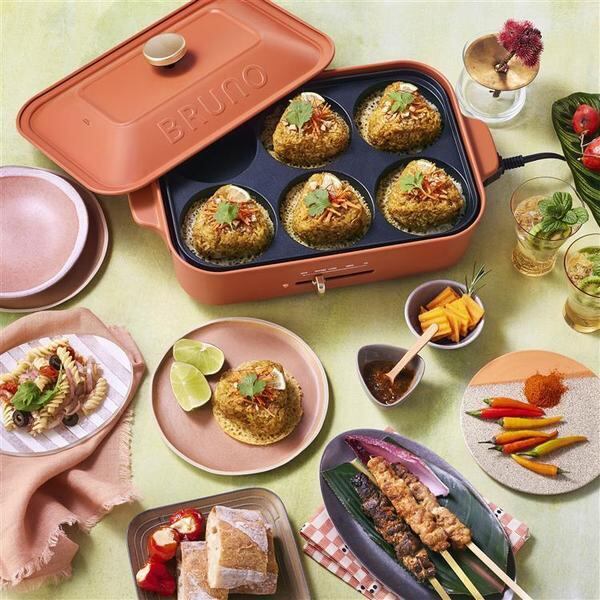 BRUNOブルーノコンパクトホットプレート 限定色 可愛いおしゃれ