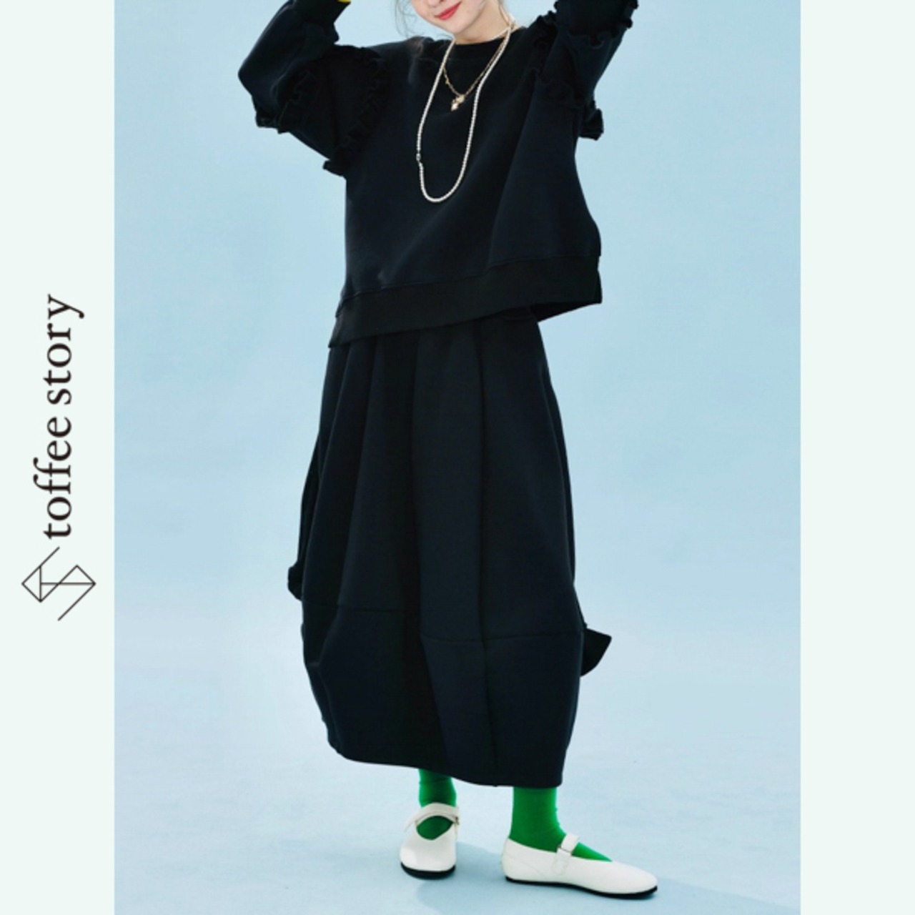 【2olor】フリル・イン・モーショントップス《i0780》