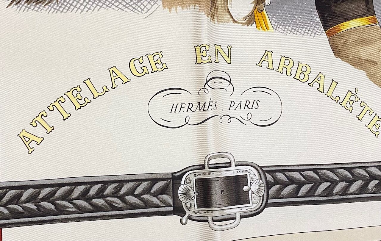 HERMES エルメス スカーフ カレ90 《弓形連結》Rouge Cuit | TTJ