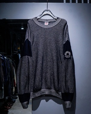 【add (C) vintage】“STUDIO 000.1 by FERRE” Switching Loose Knit