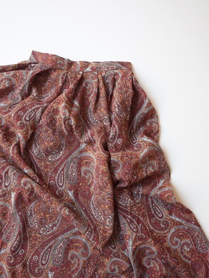 Hand made paisley long skirt