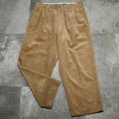 NAUTICA 2tuck corduroy pants camel
