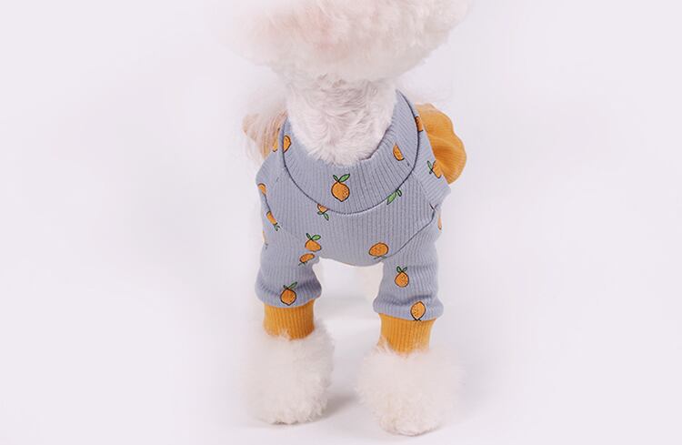Lemon Onepiece S ~ XL 2color  /  犬服 秋冬 新作 可愛い 犬の服 ドレス お揃い ドッグウェア 小型犬 中型犬 猫