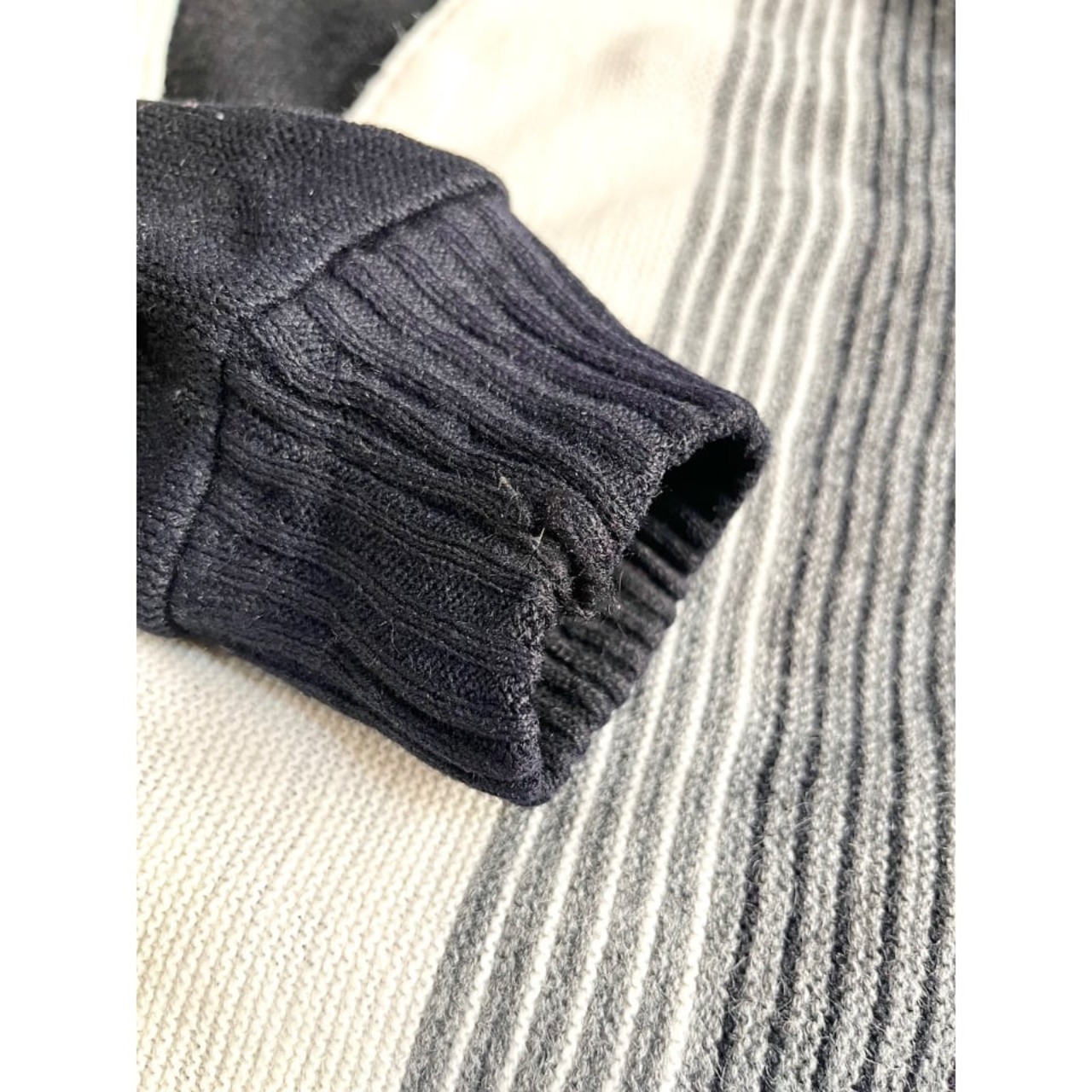 70s LORD JEFF ACRYLIC CARDIGAN MADE IN USA Size M