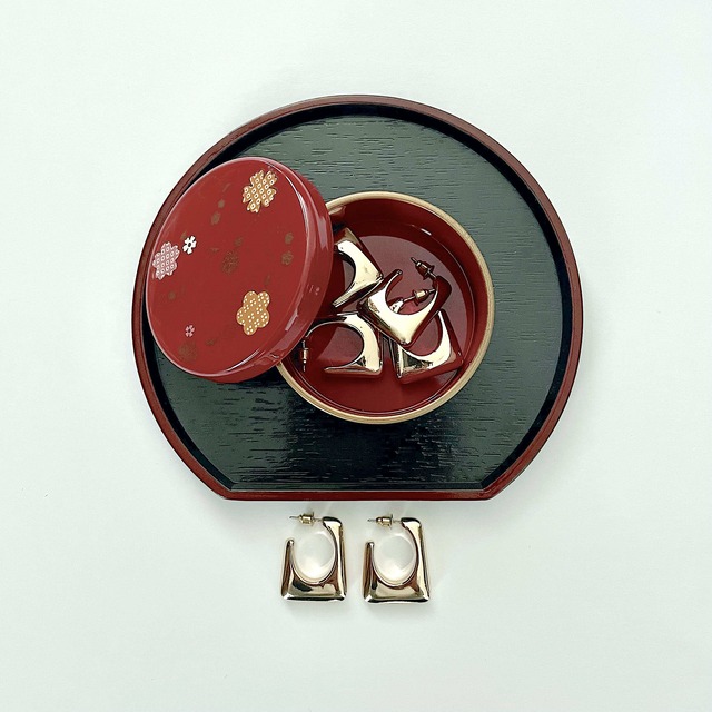 Square Plump Hoop Pierce