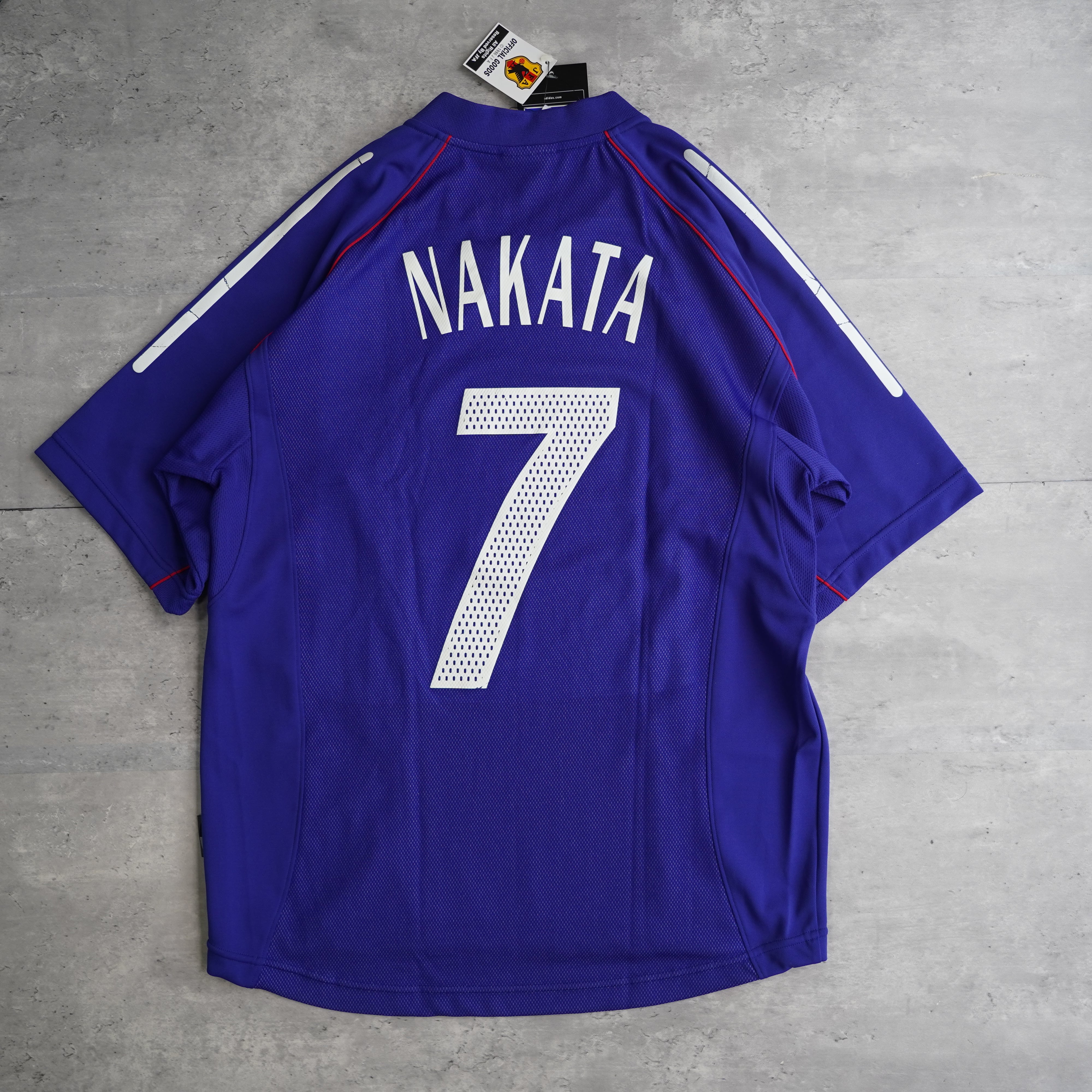 2002  アディダス　サッカー日本代表　中田英寿　ユニフォーム　M 2002 adidas アディダス サッカー日本代表 中田英寿 ユニフォーム M
