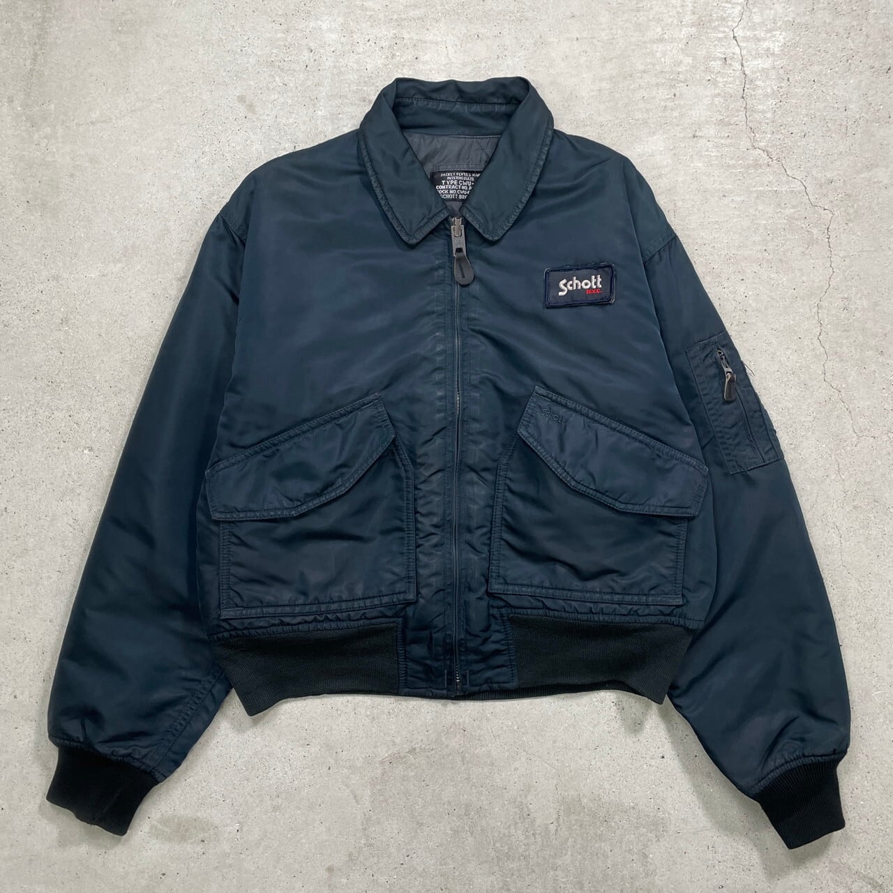 Schott ショット CWU-R ミリタリー フライトジャケット メンズM-L相当