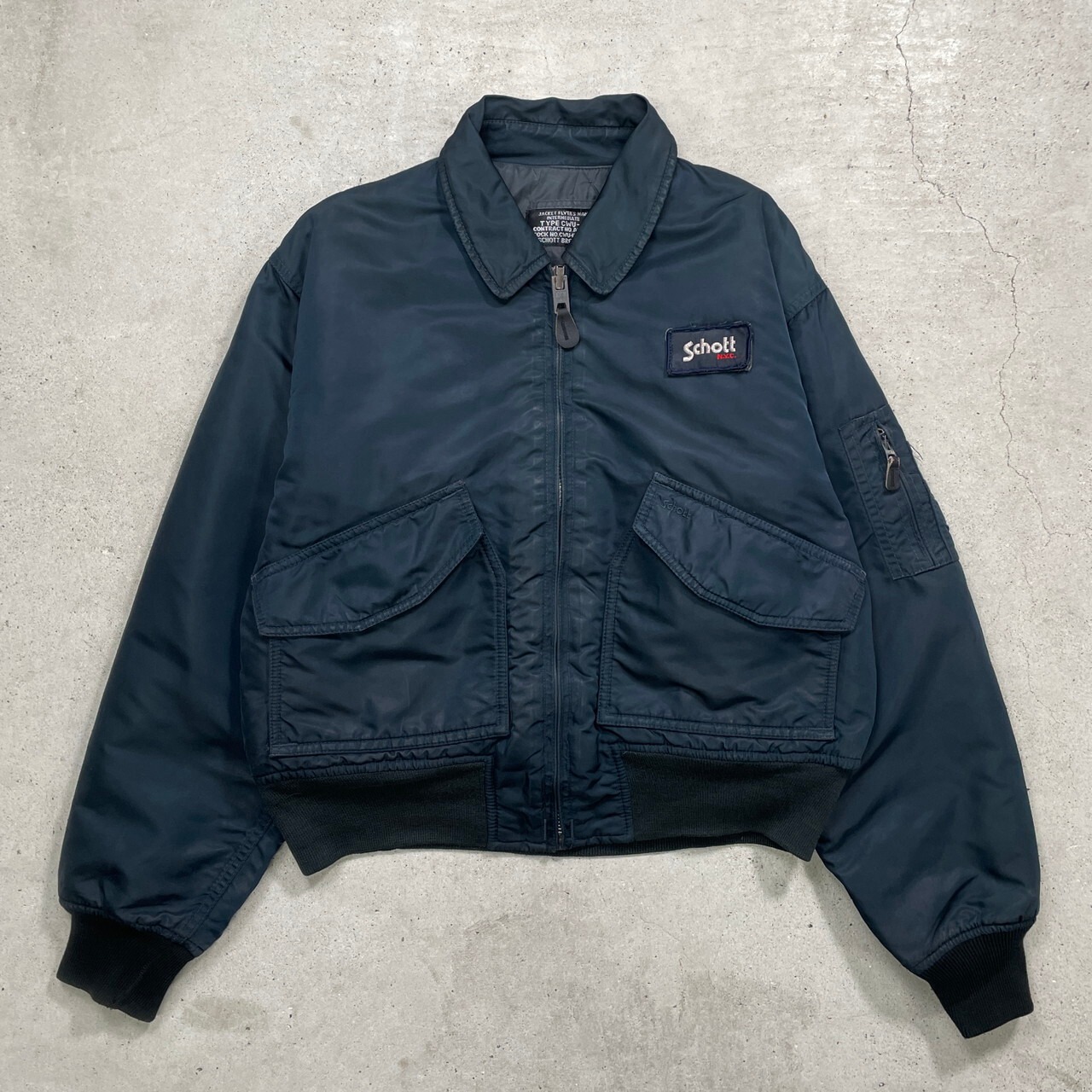 Schott ショット CWU-R ミリタリー フライトジャケット メンズM-L相当 