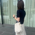 襟付き半袖ニット