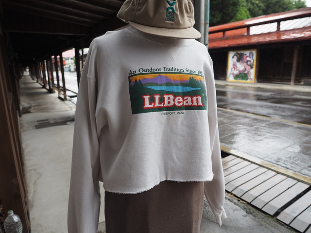 AMERICA 1990‘s L.L.Bean Bold cut Sweat