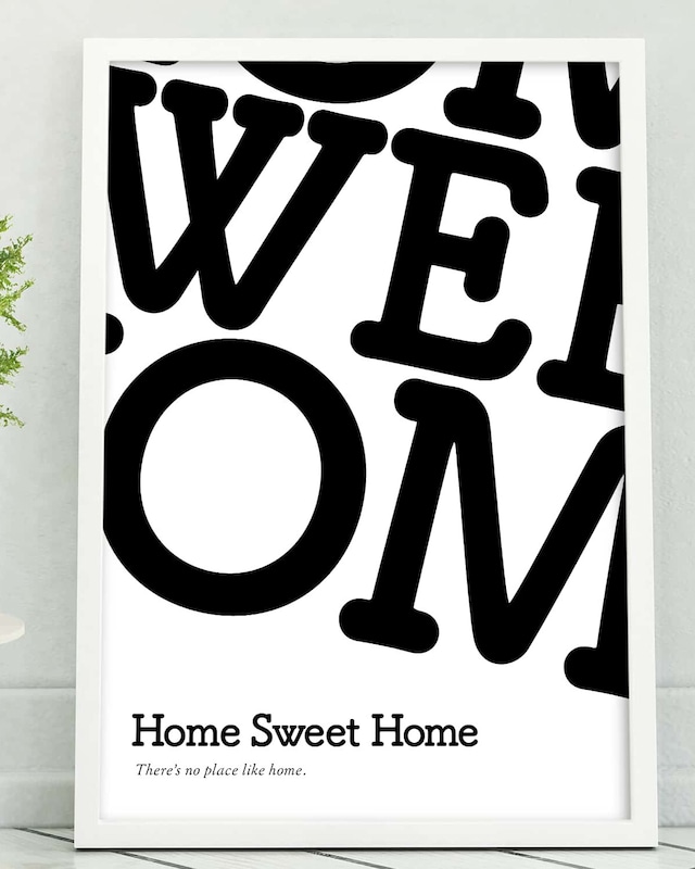 アートポスター / home sweet home Ⅱ　eb181