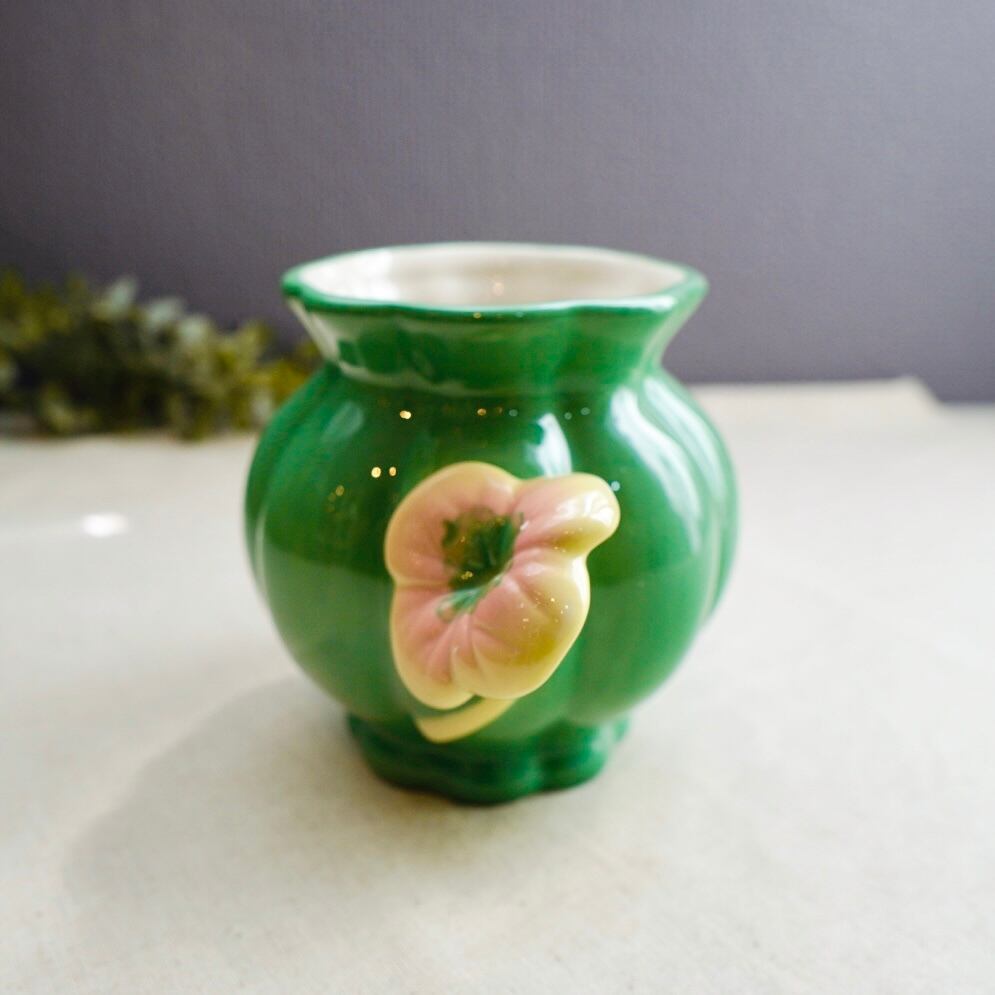 セラミックベース クローバー【rice】花瓶 | Forest cat