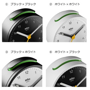 BRAUN ブラウン CLASSIC ALARM CLOCK クラシック アラーム クロック BC12 置き時計★4カラーパターン 送料無料