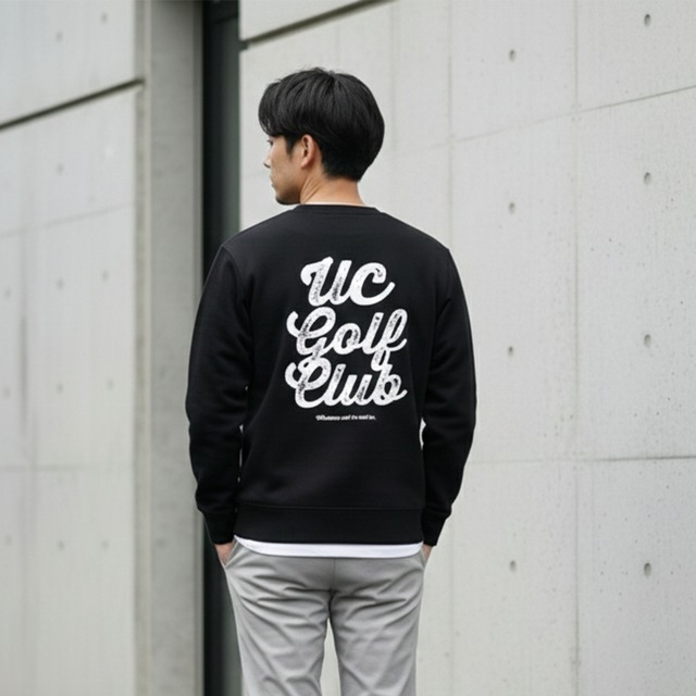 CREW NECK SWEAT｜BLACK