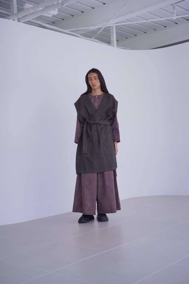 予約販売 Apron Onepiece /ZAKURO GRAY