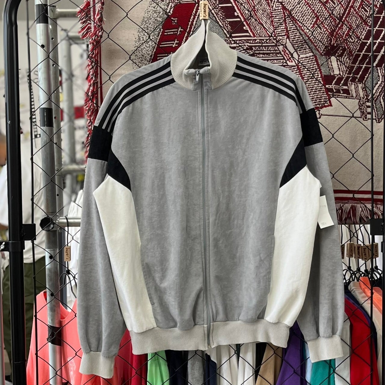 adidas 企業系 80’s Vintage フランス製 ナイロンジャケット