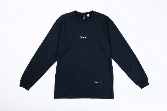 DICS エアーロングTシャツ　ブラック　【日本製】