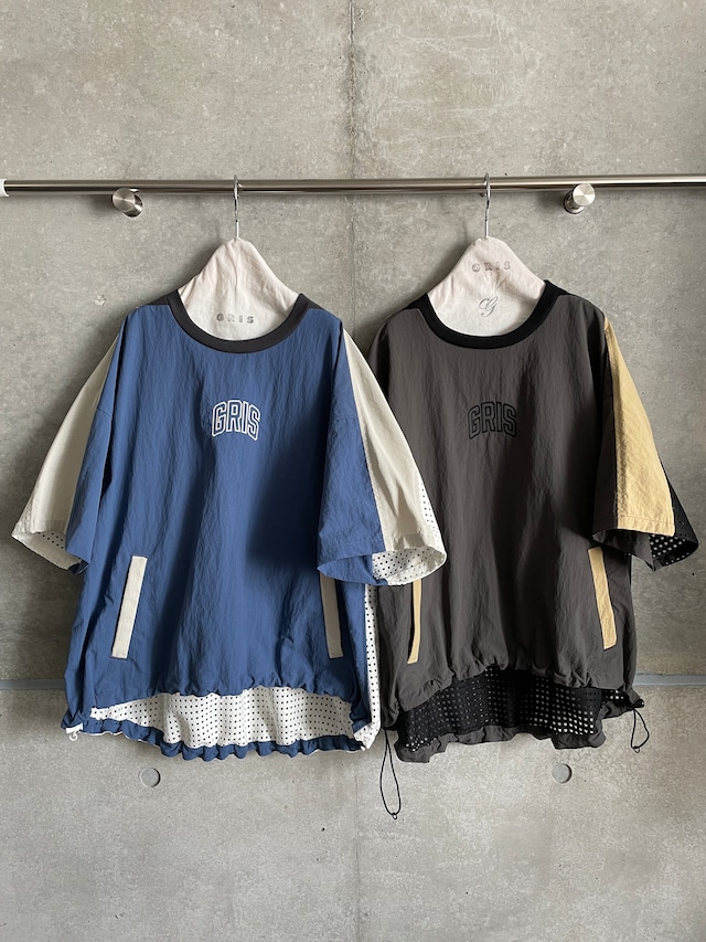 Nylon bi color Pullover Shirt_S/M