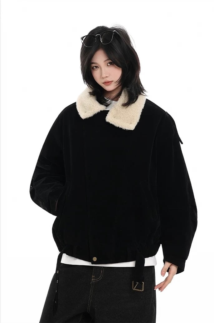 ムートンタッチスウェードブルゾン / Mouton Touch Suede Blouson