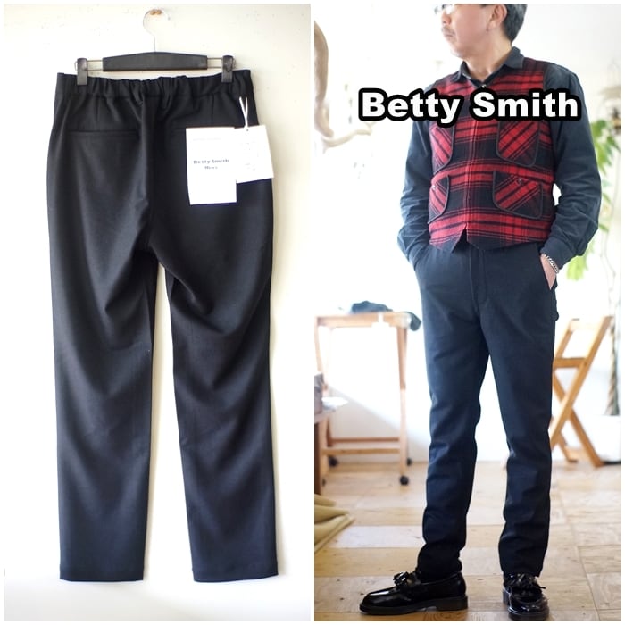 Betty Smith(ベティスミス) メンズ イージートラウザーパンツ 519C