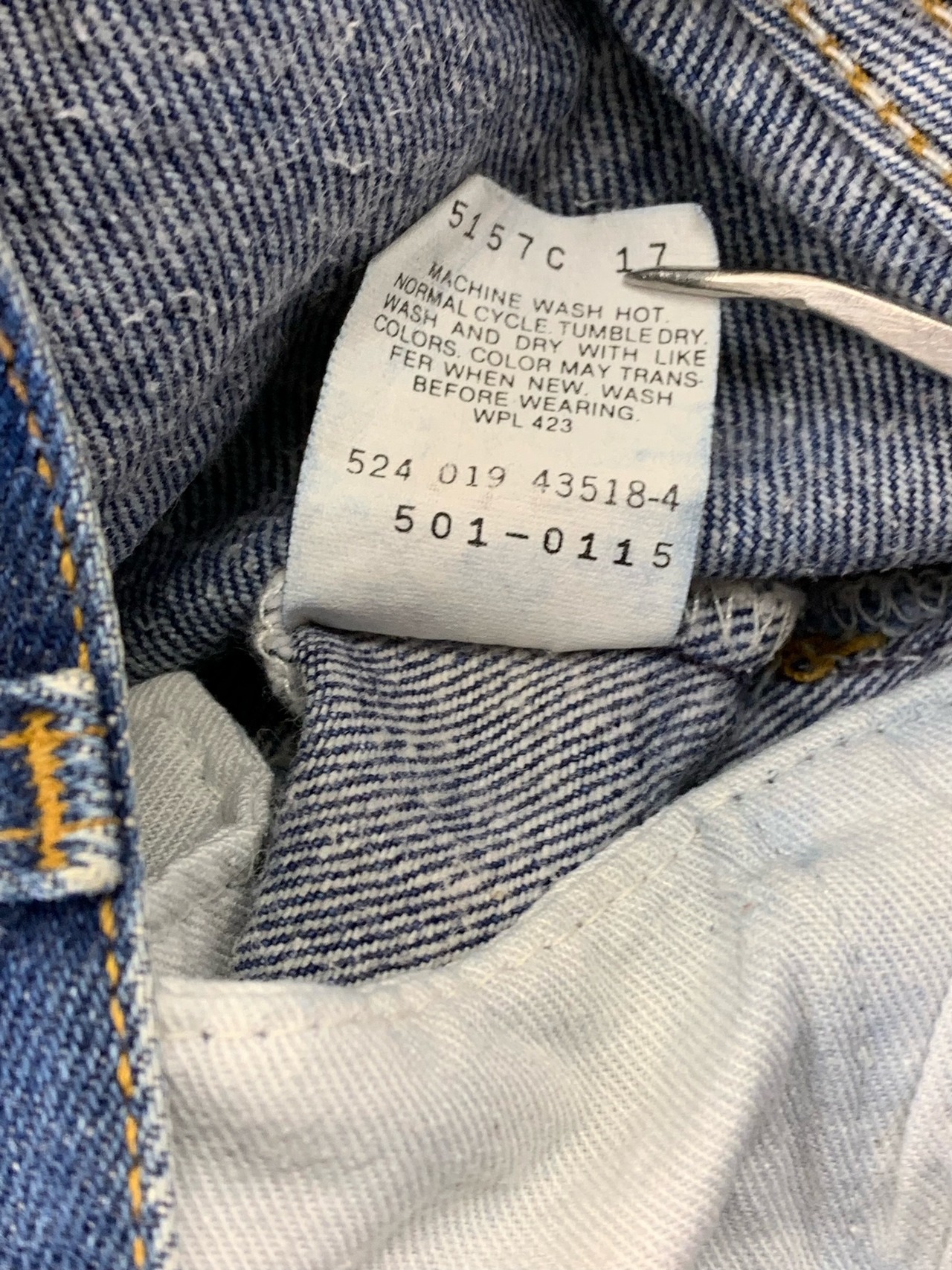 09    リーバイスLevi's 501古着USA製1989年製 #古着Levi’s501 #ビンテージデニム #copri