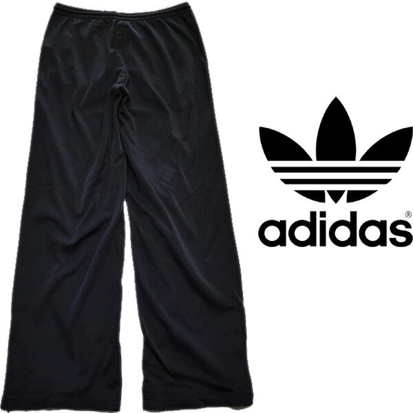 古着 adidas アディダス トラックパンツ ジャージ 3ライン ブラック Ｓ 古着 adidas アディダス トラックパンツ ジャージ 3ライン ブラック S