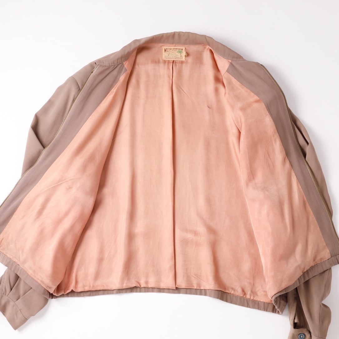 極美品】50s Vintage Special rayon jacket swing top blouson