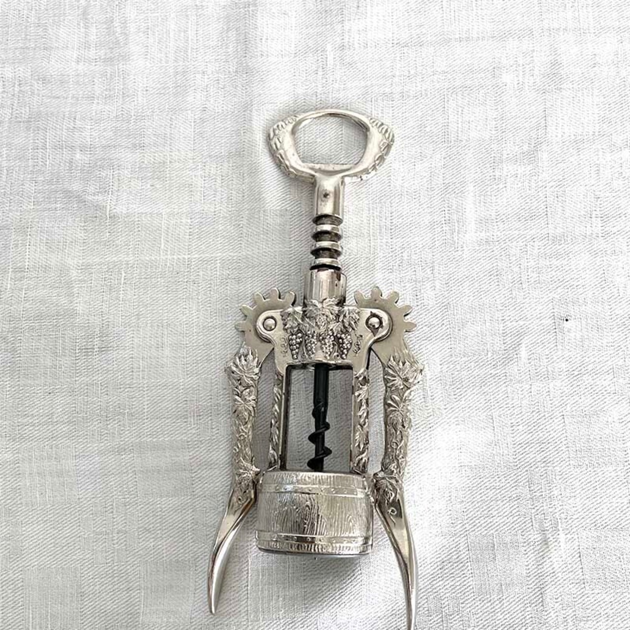 コルクスクリュー コルク抜き　ぶどう柄