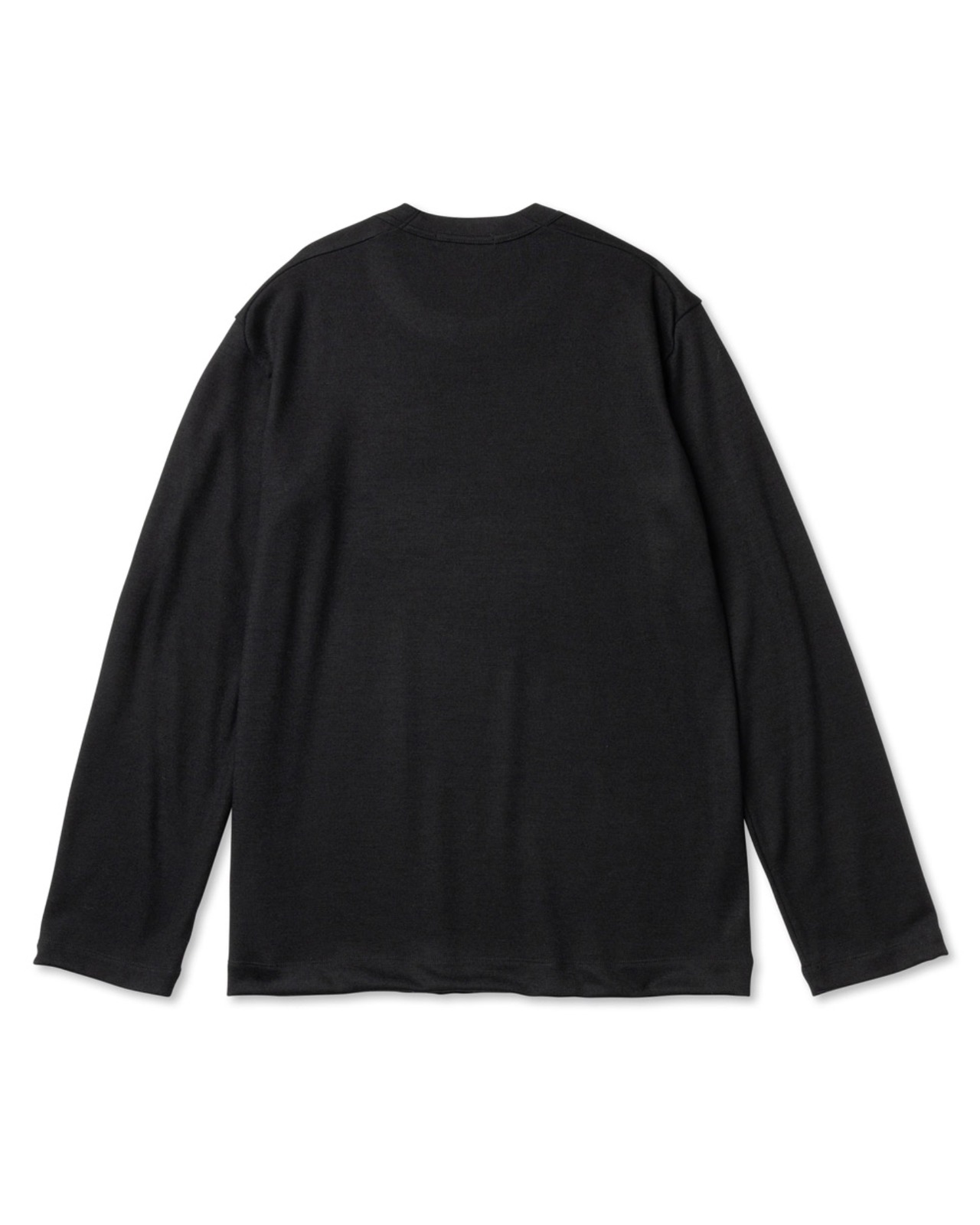 ROTOL "Wool Basic Long Sleeve Tee〔BLACK〕"