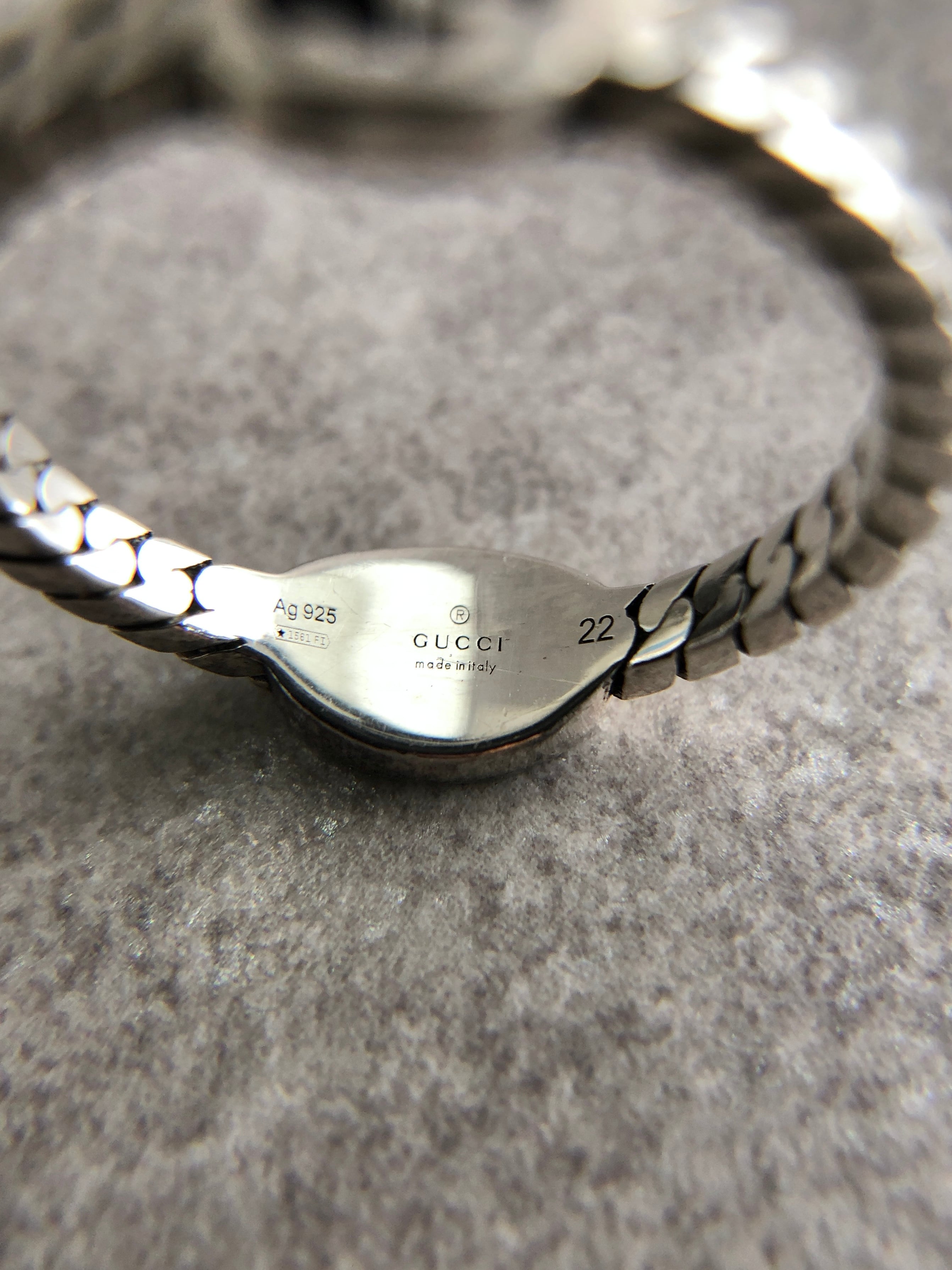 美品✨　グッチ　リング　インターロッキング　喜平　GG シルバー Ag925 GUCCI グッチ 指輪 リング シルバー インターロッキングG 925 喜平