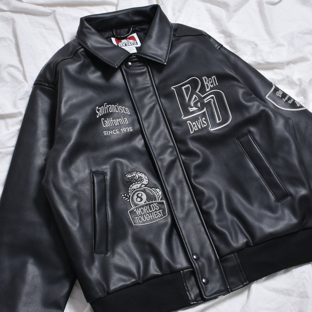 【BEN DAVIS】2024A/W フェイクレザージャケット