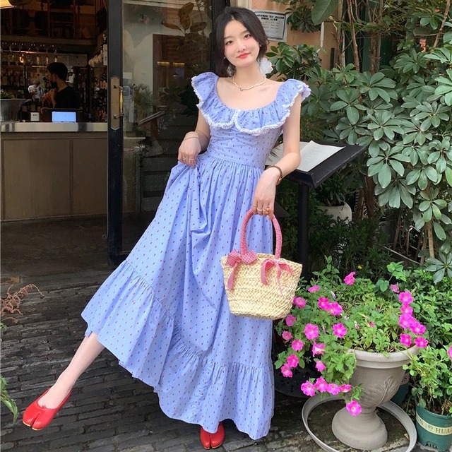 ロング丈ワンピース Macaron