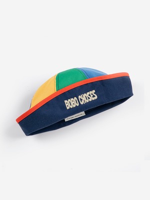 【26SS】bobochoses(ボボショーズ)Bobo Choses color block sailor hat(52cm/54cm)帽子 ハット セーラー