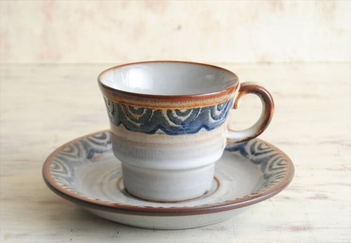 デンマーク製 SOHOLM Rotna カップ&ソーサー スーホルム 北欧食器 北欧 ヴィンテージ アンティーク it1491