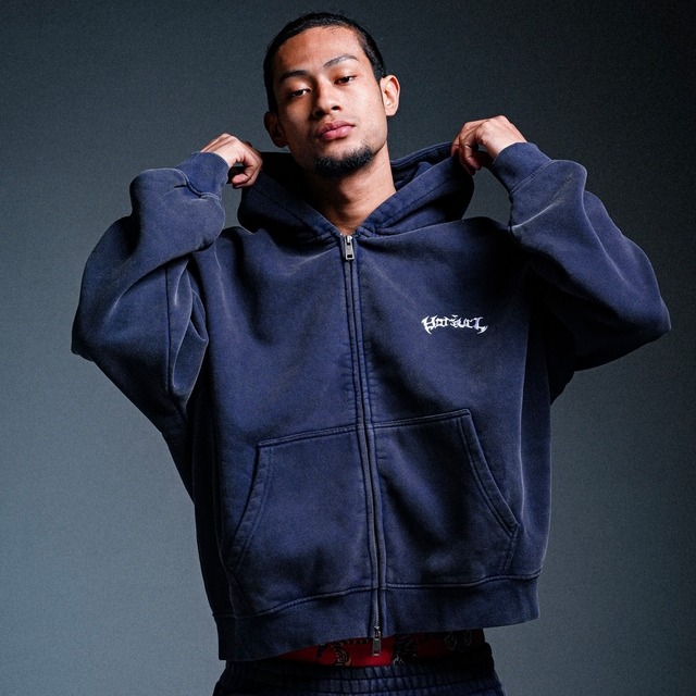 OG SMALL LOGO HEAVYWEIGHT PIGUMENT ZIP HOODIE