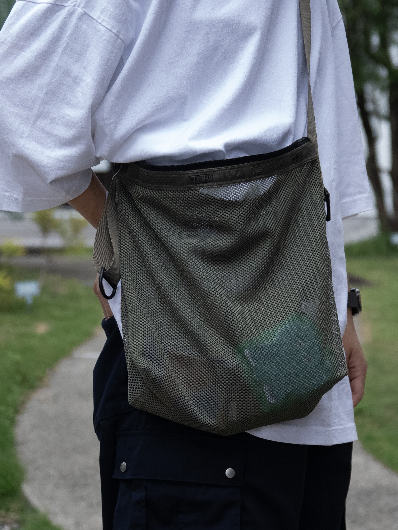 [WEEKENDER] WKDMESH SHOULDER/オリーブ/ウィークエンダー/メッシュ