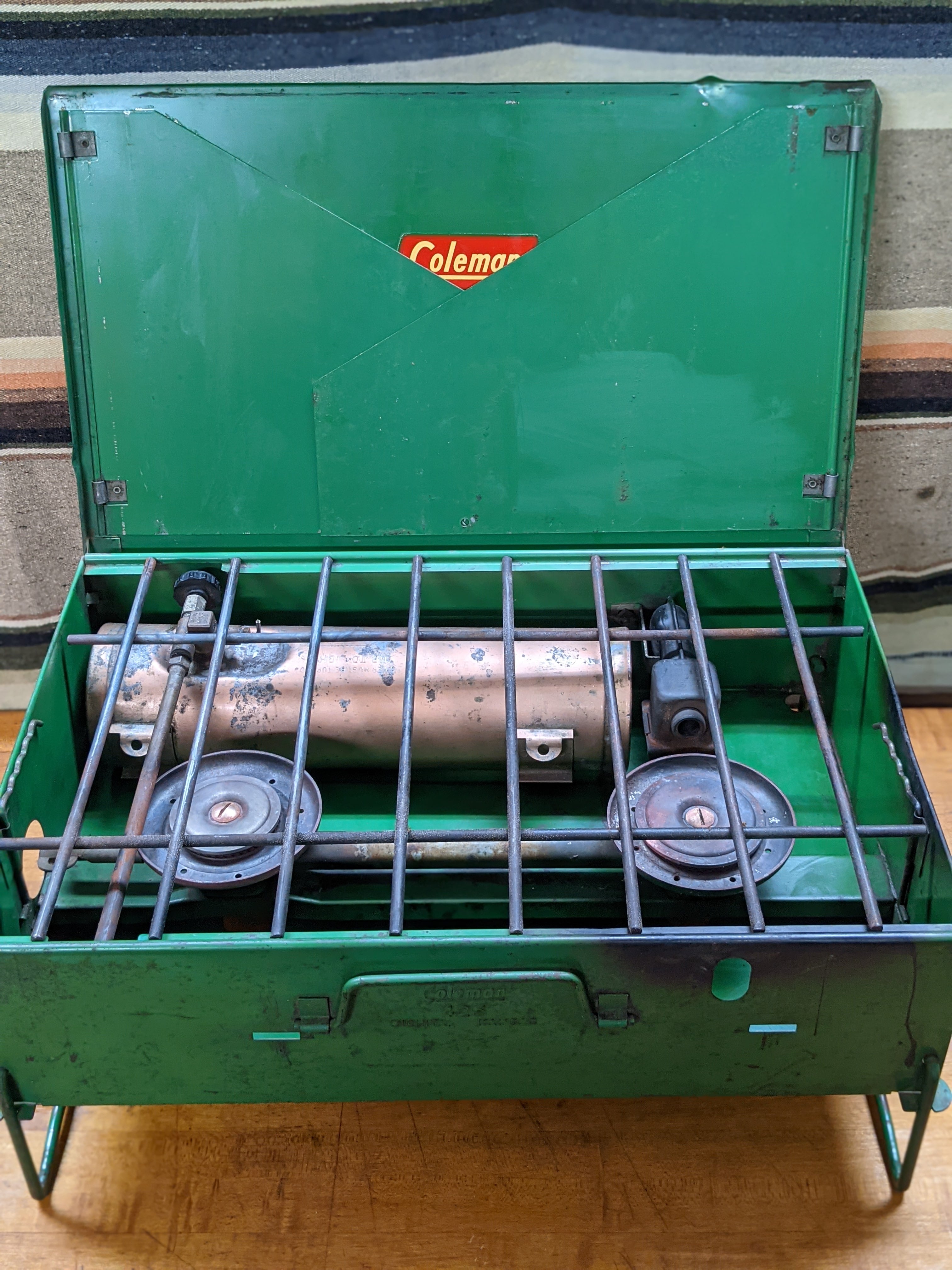 Vintage Coleman 425 2barner Stove ビンテージ コールマン 425 Vintage Coleman 425 2barner Stove ビンテージ コールマン 425