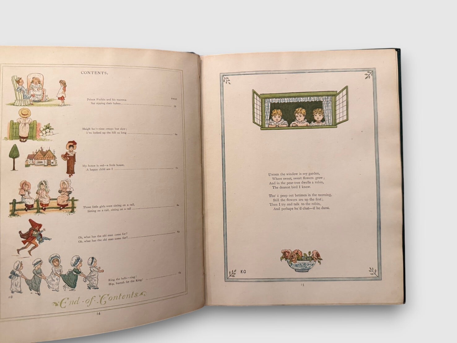 RC041】Under The Window: Pictures & Rhymes For Children /Kate