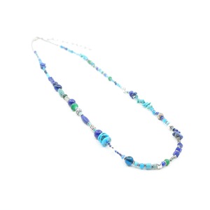 gunda<ガンダ>VEIN NECKLACE/B×G×S/C [ヴェイン ネックレス ブルー×グリーン×シルバー/C]