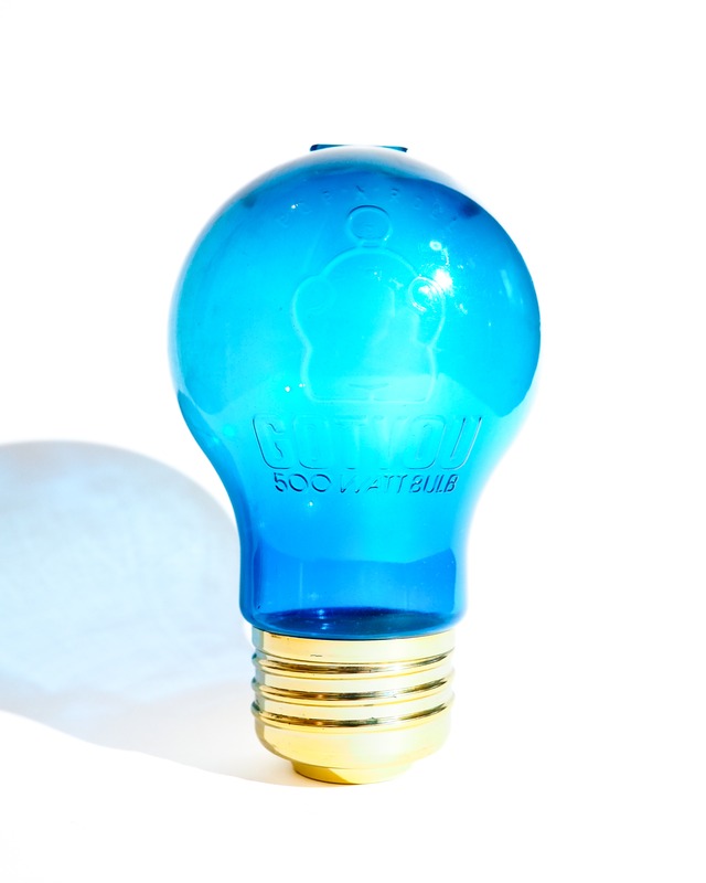 Big Plastic Light Bulb Piggy Bank