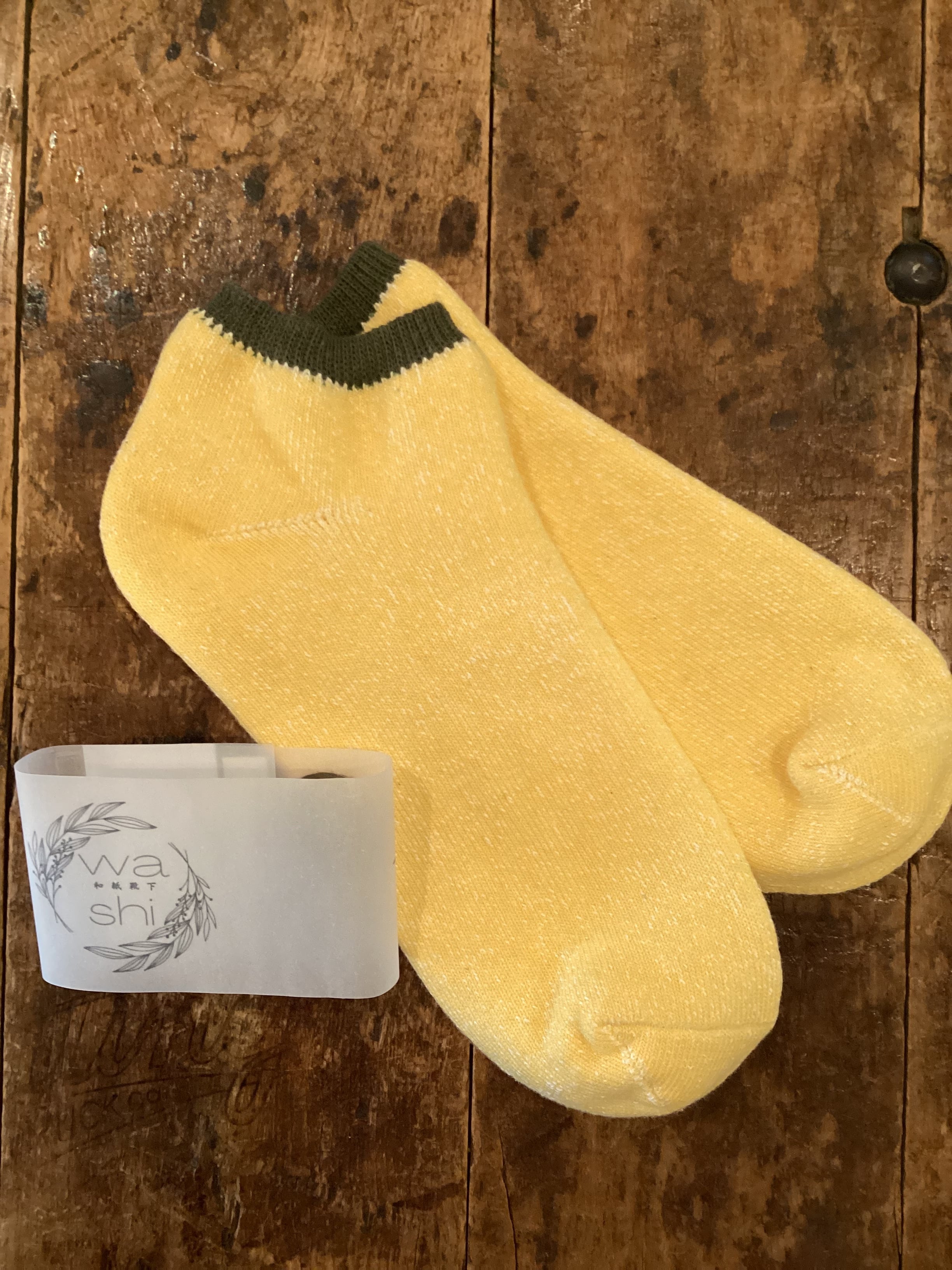 和紙ソックスMEN'S(25-27cm)P001 アシタビ・あしたび・麻砂旅 麻と和紙