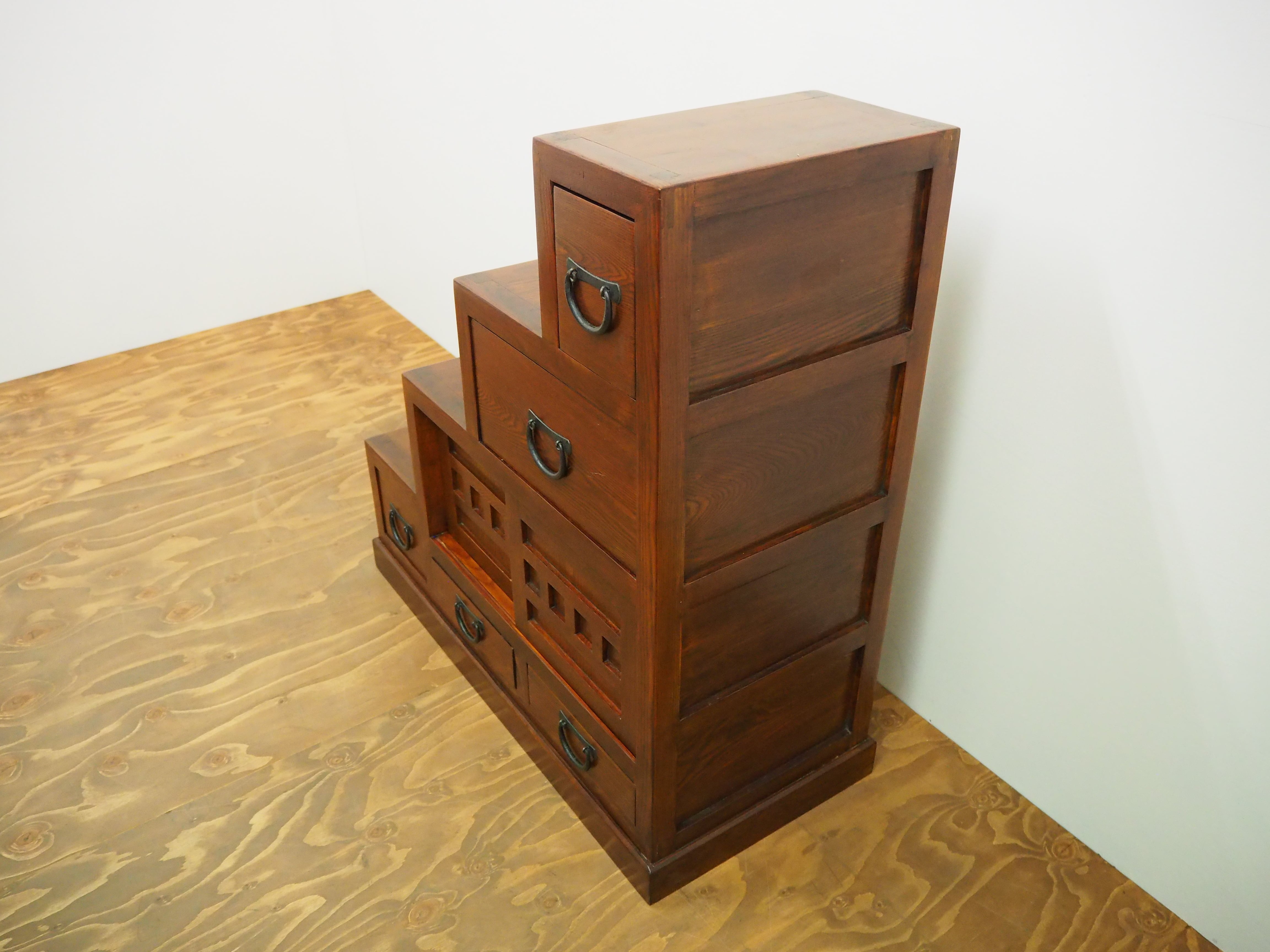 階段箪笥/収納家具/リバーシブル/No.0180 | 古家具・民芸品販売・通販