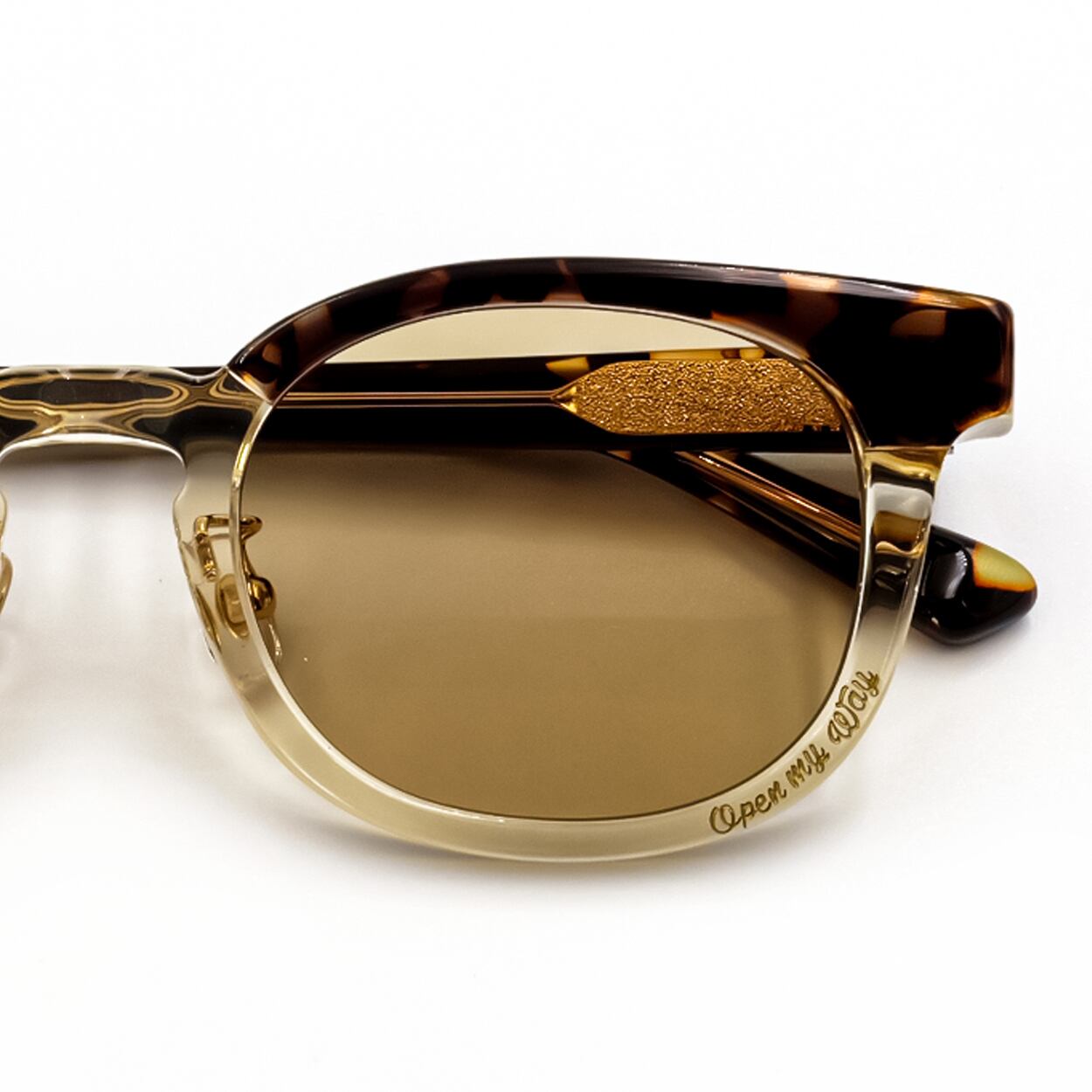 ⚡︎ Khakiレンズ / 2tone Vintageフレーム・Open my way ⚡︎ | ☆N S H☆