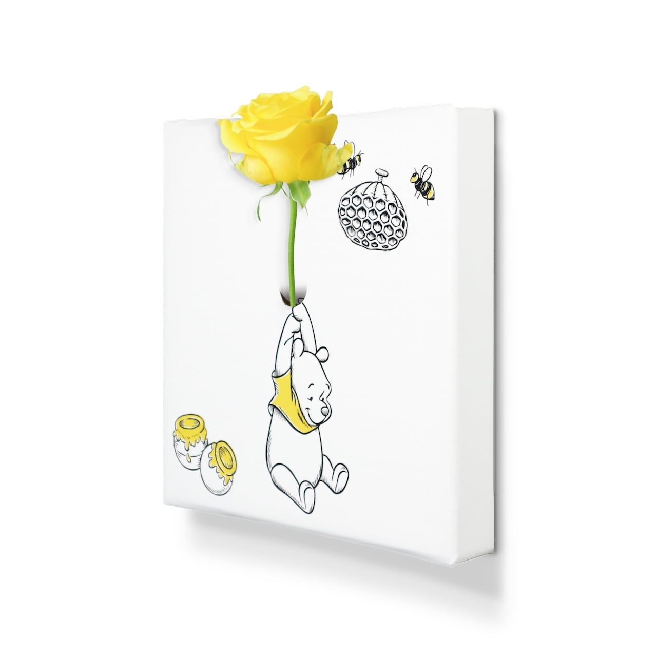 ディズニー アートパネル くまのプーさん プーさん 一輪挿し IKE-DSNY