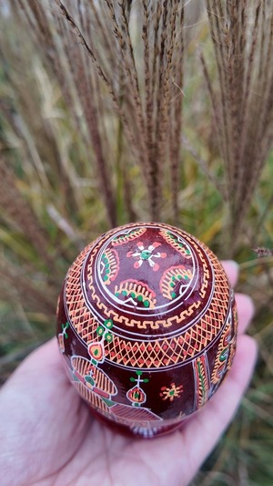 プィサンカ＋スタンド 9cm（イースターエッグ）コロミヤ博物館モデル