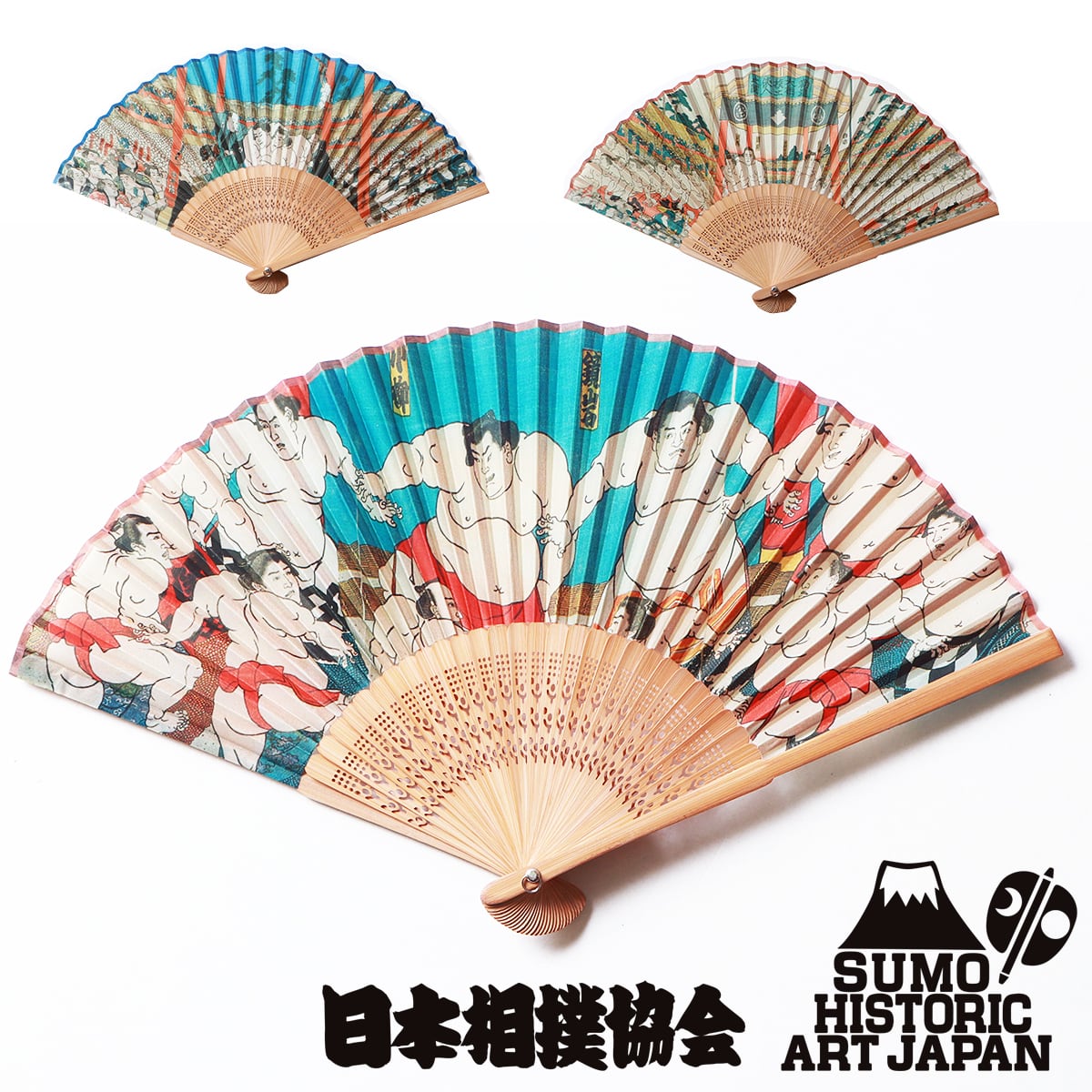 江戸相撲錦絵 扇子コレクション 日本相撲協会承認 | まわしマーケット
