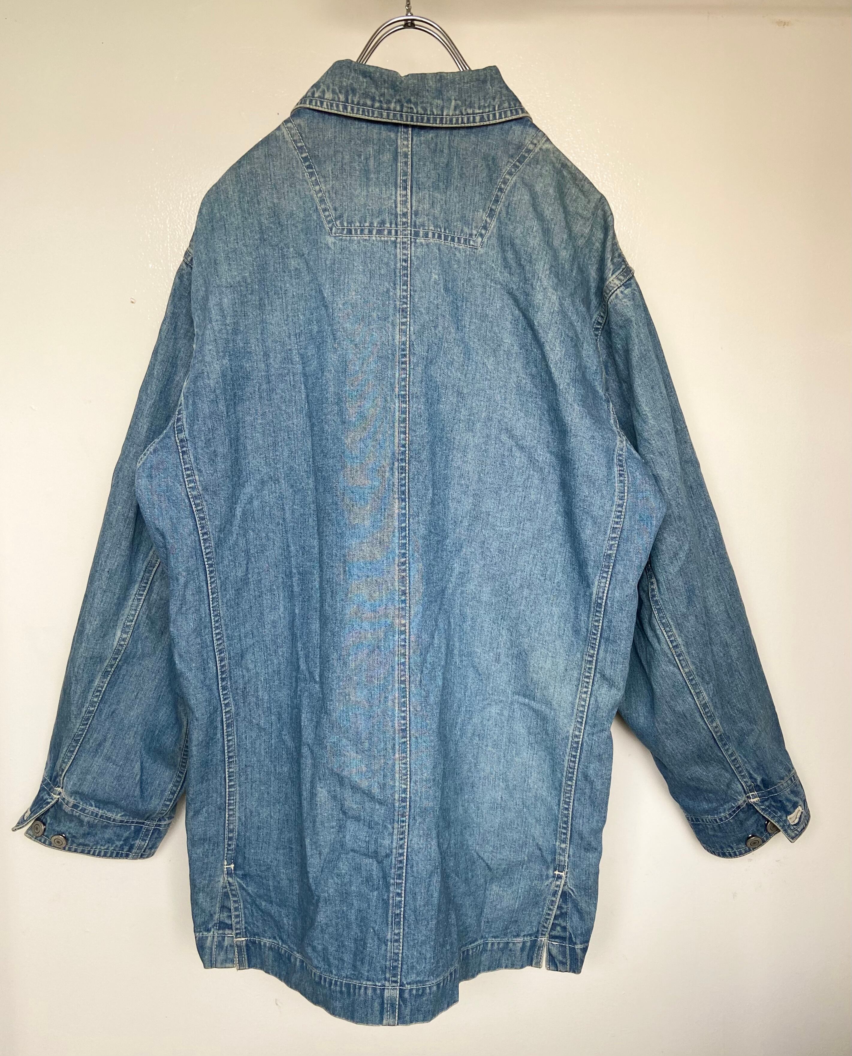 古着 McGREGOR/マックレガー デニム カバーオール シングルステッチ