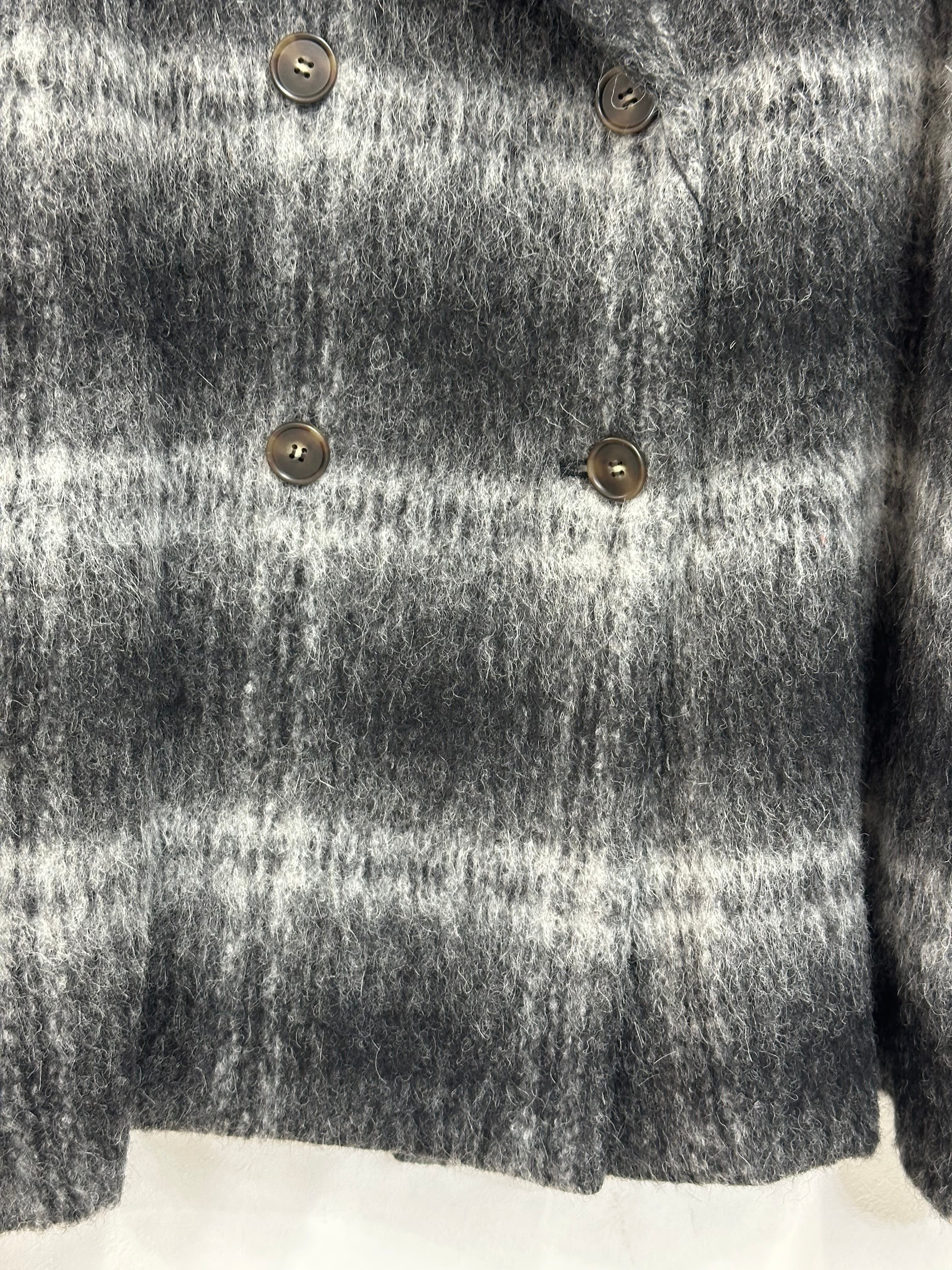 チェックシャギーPcoat 550- 84002 クロッシェ cloche | BlueOnion