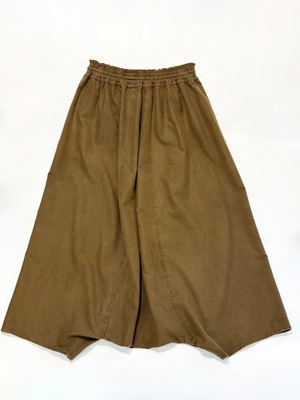 FACTORY・綿ネル　サルエルパンツ・キャメル